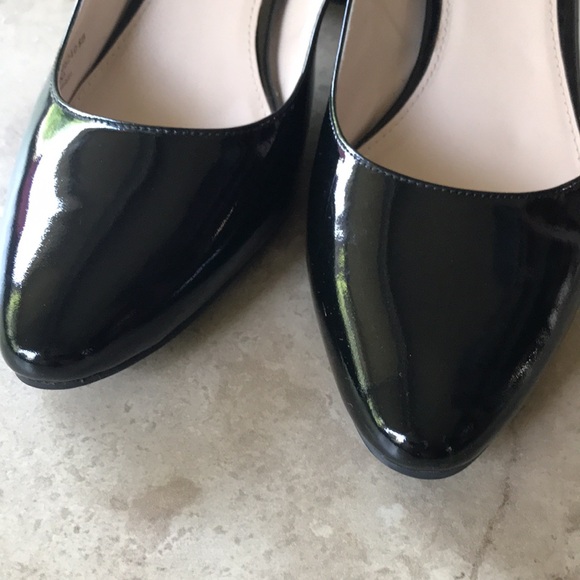 Cole Haan Grand OS Black Patent Leather Heels Size 8 - Picture 2 of 13